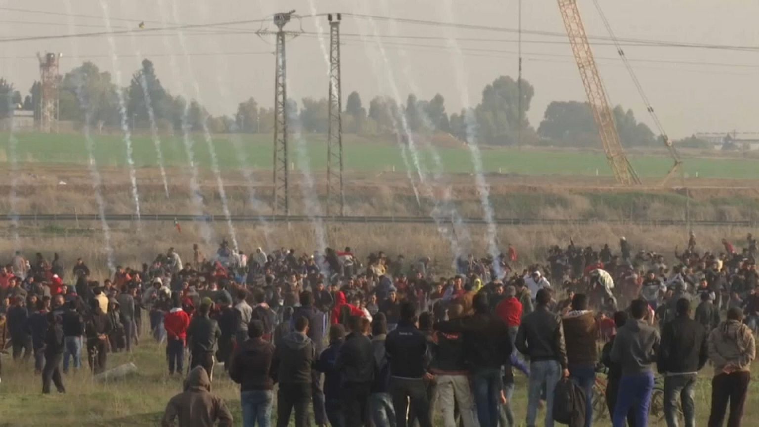 Dezenas de feridos na Faixa de Gaza 