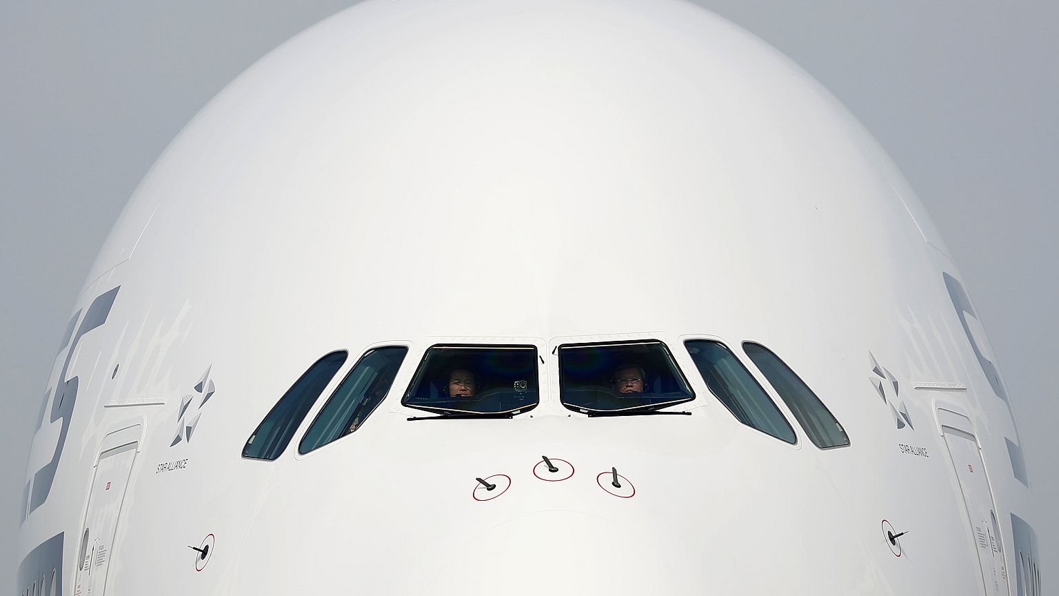A Singapore Airlines A380 típusú repülőgépe 