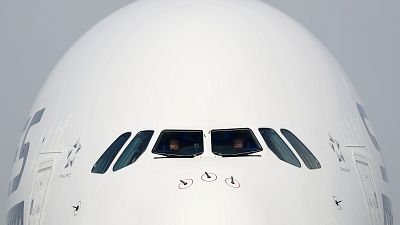 A Singapore Airlines A380 típusú repülőgépe 