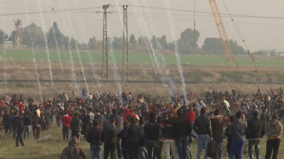 İsrail polisinden Filistinli göstericilere sert müdahale 