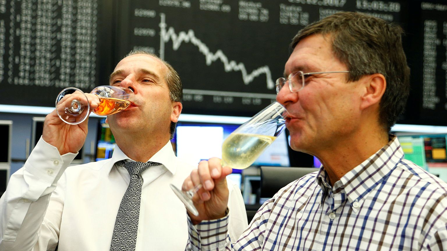 Les Bourses européennes terminent 2017 en léger repli