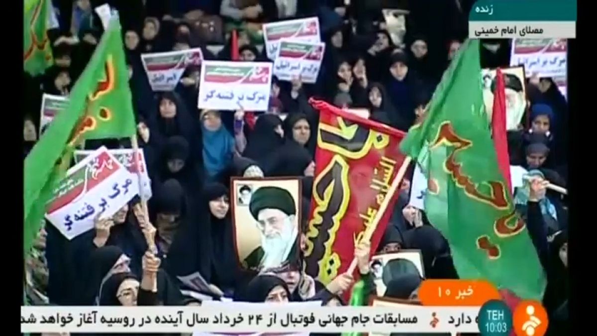 Иран: манифестация в поддержку властей после протестов оппозиции