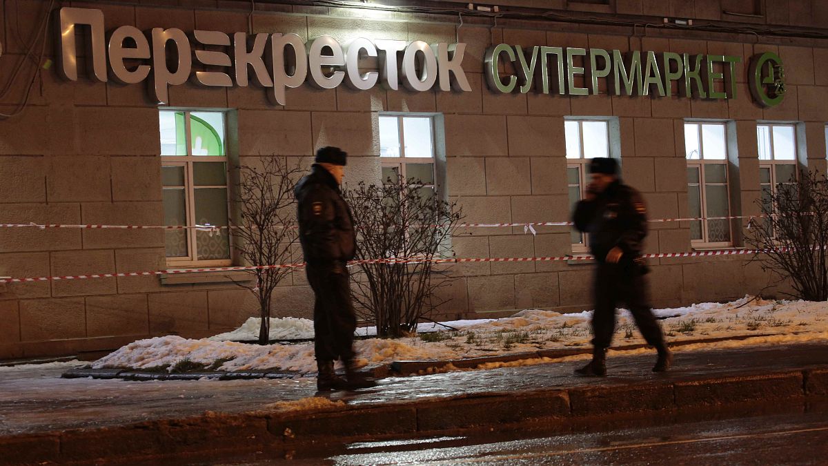 Russia: suspect held over St Petersburg supermarket blast