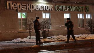 Russia: suspect held over St Petersburg supermarket blast