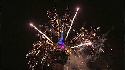 Celebraciones en Nueva Zelanda para recibir el 2018