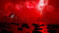 Australia: spettacolo fuochi d'artificio