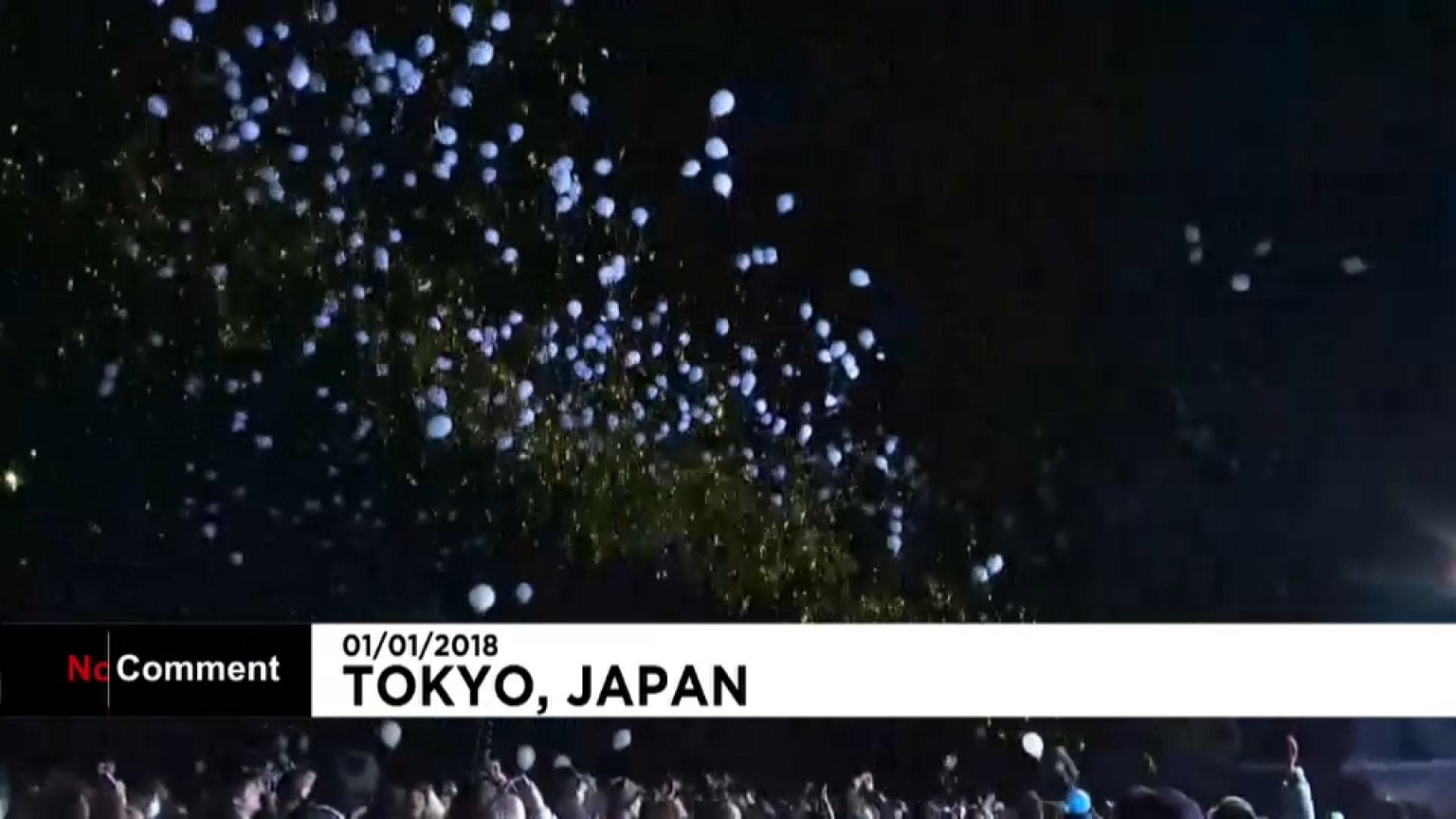 Japão dá as boas-vindas a 2018