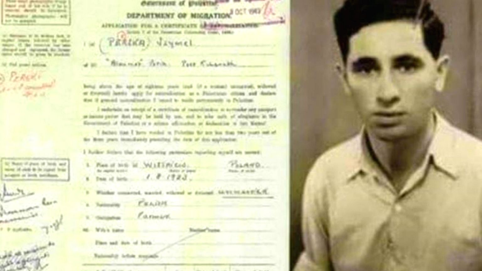 Şimon Peres'in Filistin vatandaşlığına yaptığı başvuru ortaya çıktı
