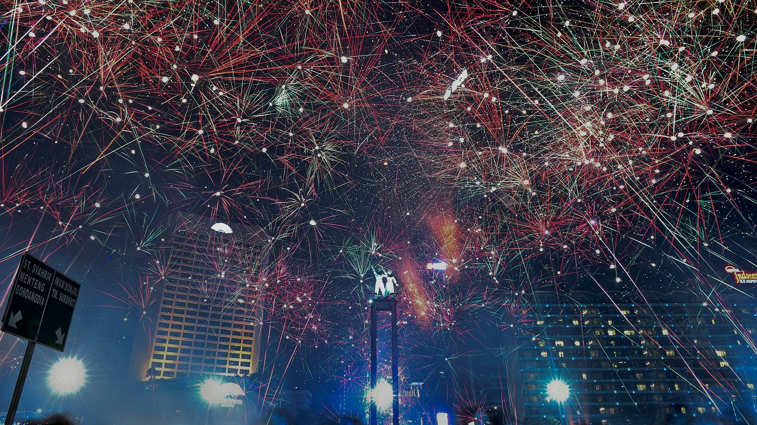 Les plus beaux feux d’artifice du réveillon 