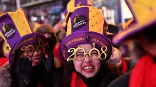 New Year celebrations in New York City's Times Square