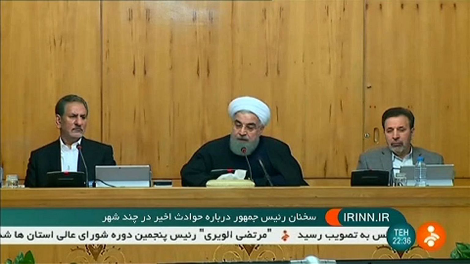 Rohani csörtéje Trumppal