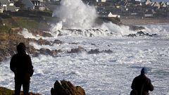Sturm "Carmen" in der Bretagne