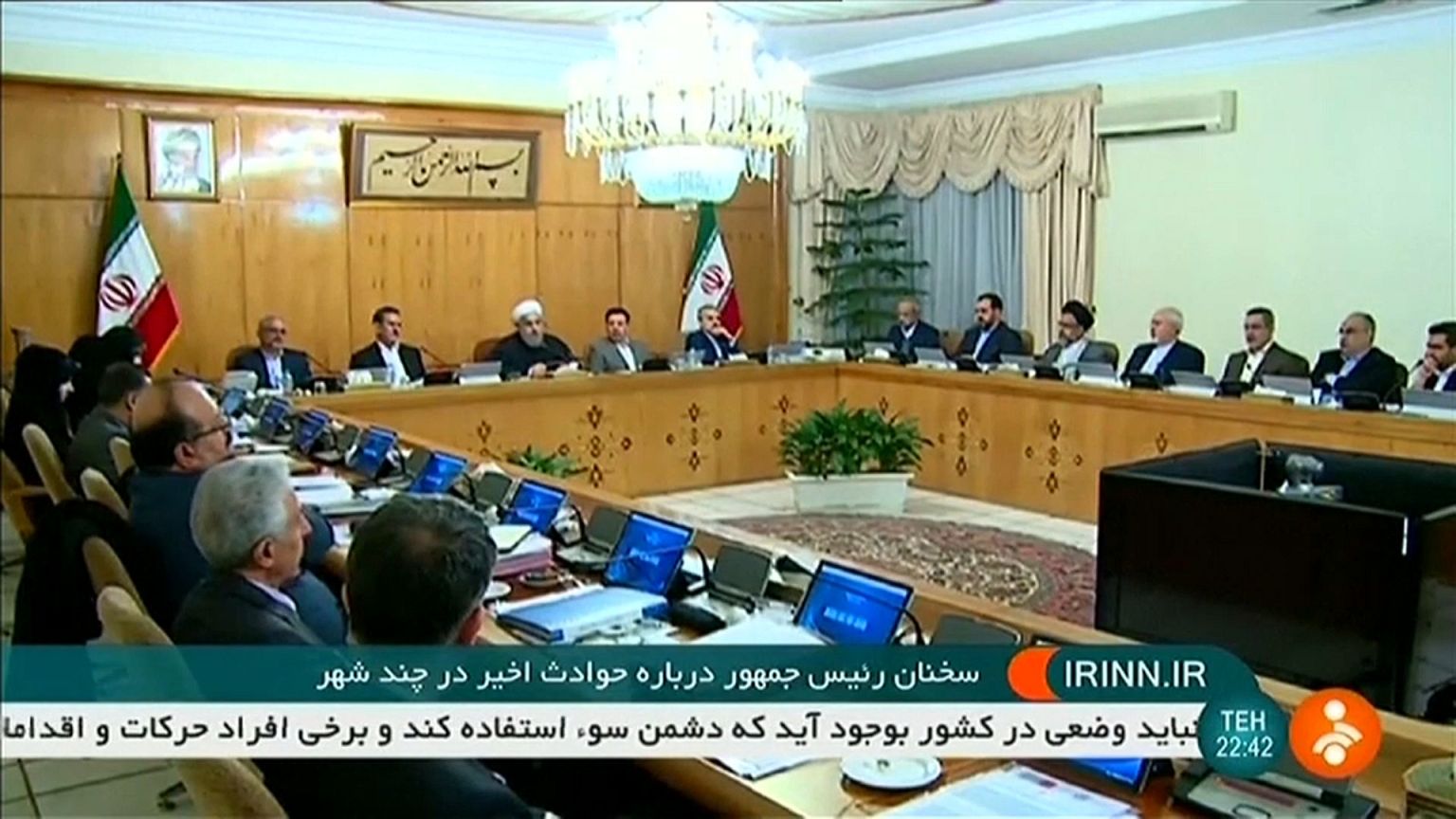 Ruhani'den Trump'ın mesajına sert tepki