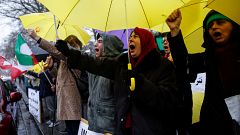 Manif contre pouvoir iranien à Londres
