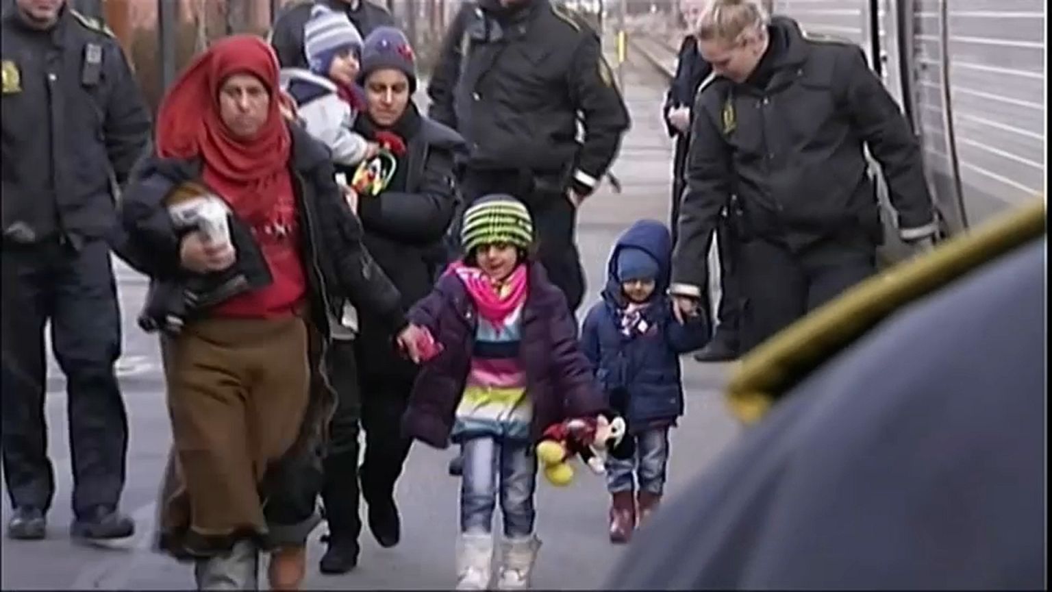 Flüchtlinge in Dänemark (ARCHIV)