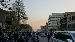 People protest in Tehran