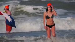 Neujahrsschwimmen in Scheveningen