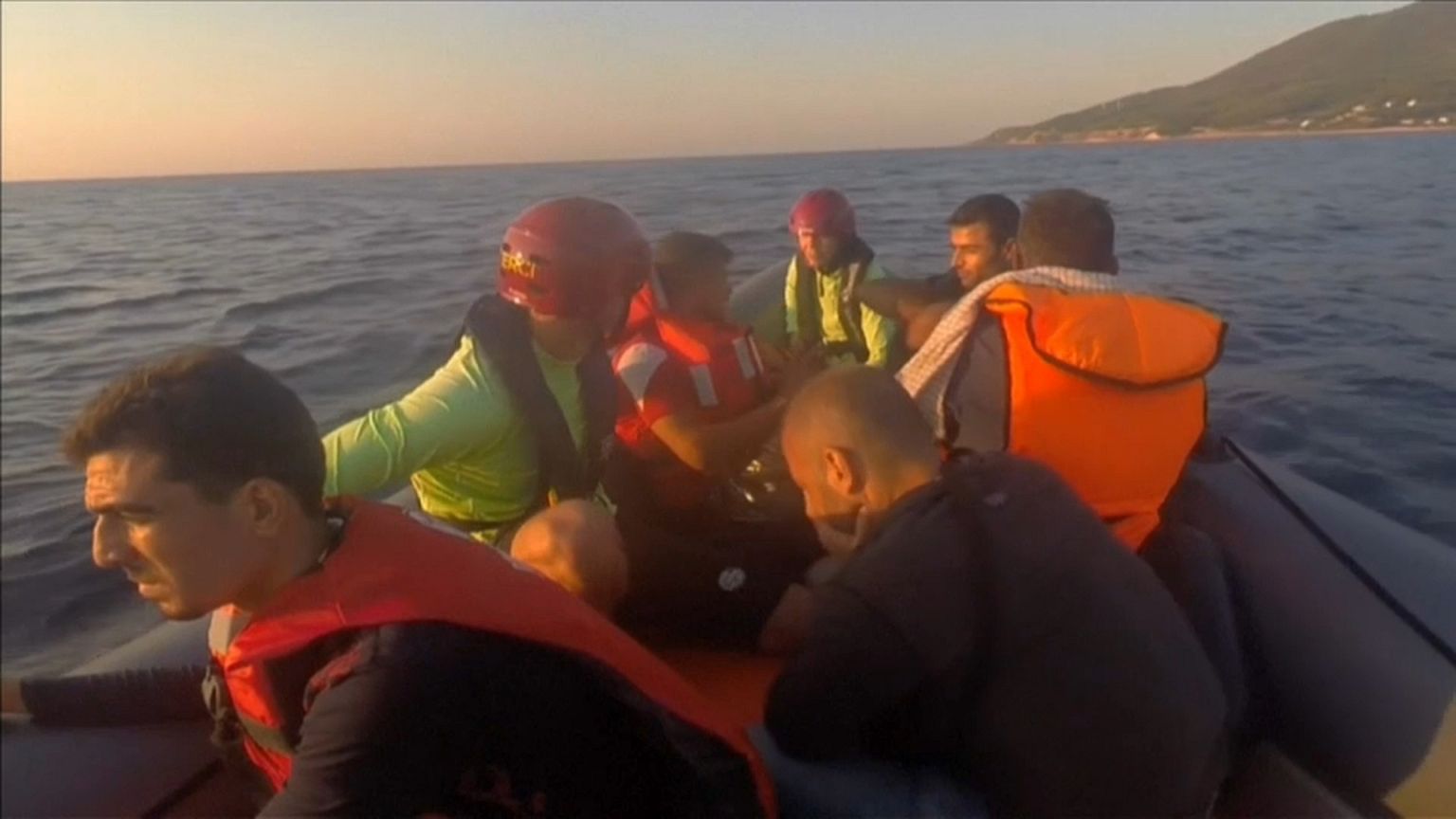 Die ersten Flüchtlinge 2018