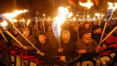 Ukraine: march for Bandera's birthday