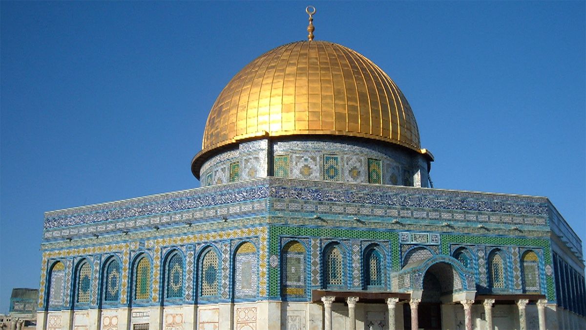 صورة لمسجد قبة الصخرة في القدس 