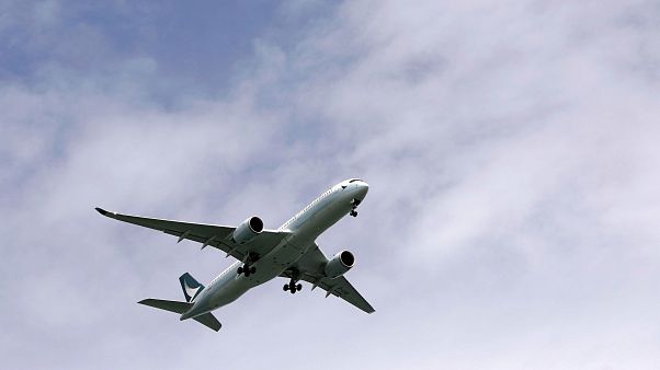 A plane flies A plane flies