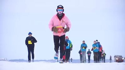 Maraton az Amur jegén