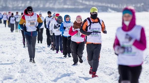 Cina: Maratona "ghiacciata" Cina: Maratona "ghiacciata"