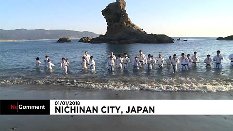 Карате в холодной воде 