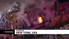 Legalább 12 sérült a New York-i tűzben