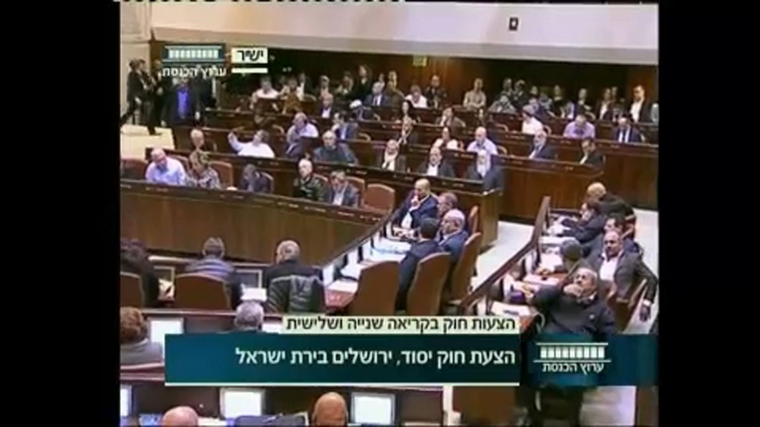 Jeruzsálem jövőjéről szavazott a Kneszet