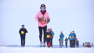 "Ледовый марафон" на Амуре