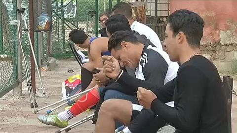 Mısırlı özürlü futbolcunun azmi