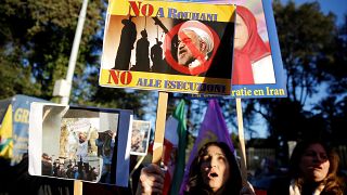 Manifestazioni a favore del popolo iraniano