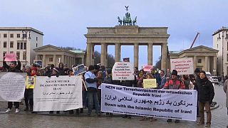Avrupa başkentlerinde İran protestoları