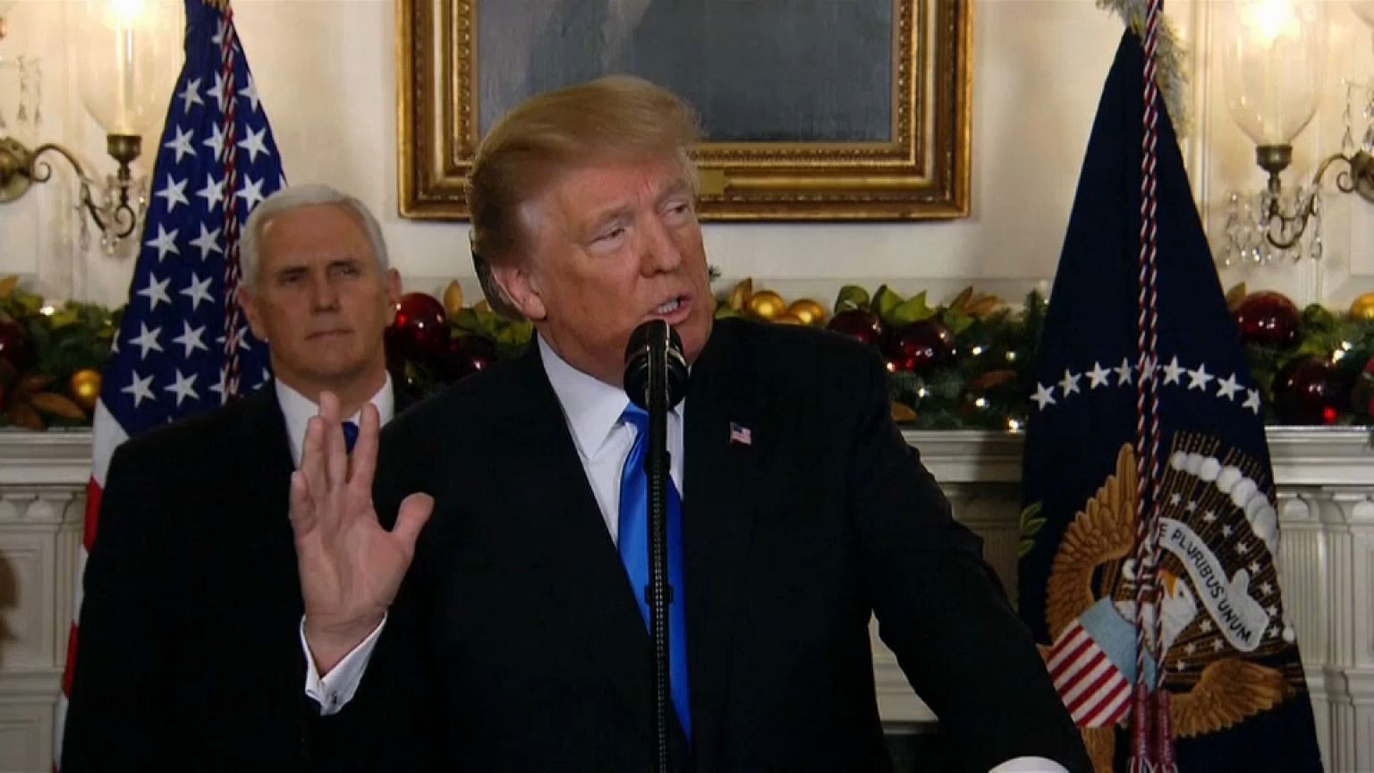 Trump el día que reconoció a Jerusalén como capital de Israel