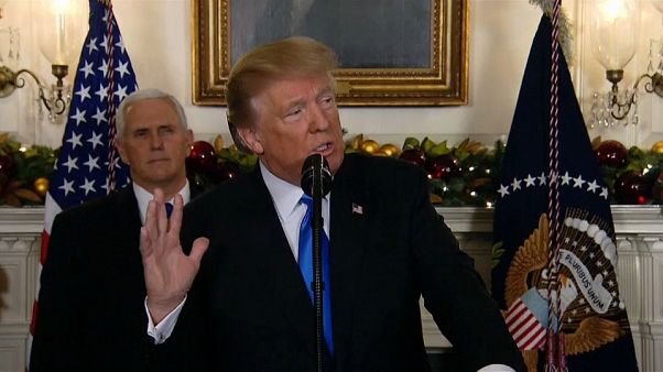 Trump el día que reconoció a Jerusalén como capital de Israel Trump el día que reconoció a Jerusalén como capital de Israel