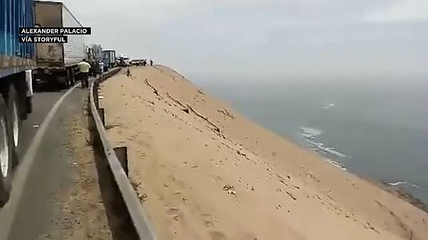 La "curva del diablo" del Pasamayo, un punto negro de las carreteras de América La "curva del diablo" del Pasamayo, un punto negro de las carreteras de América