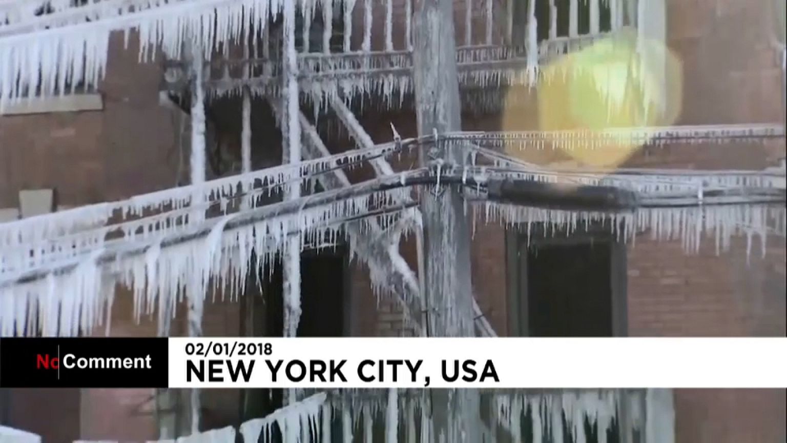 Tras las llamas, el hielo