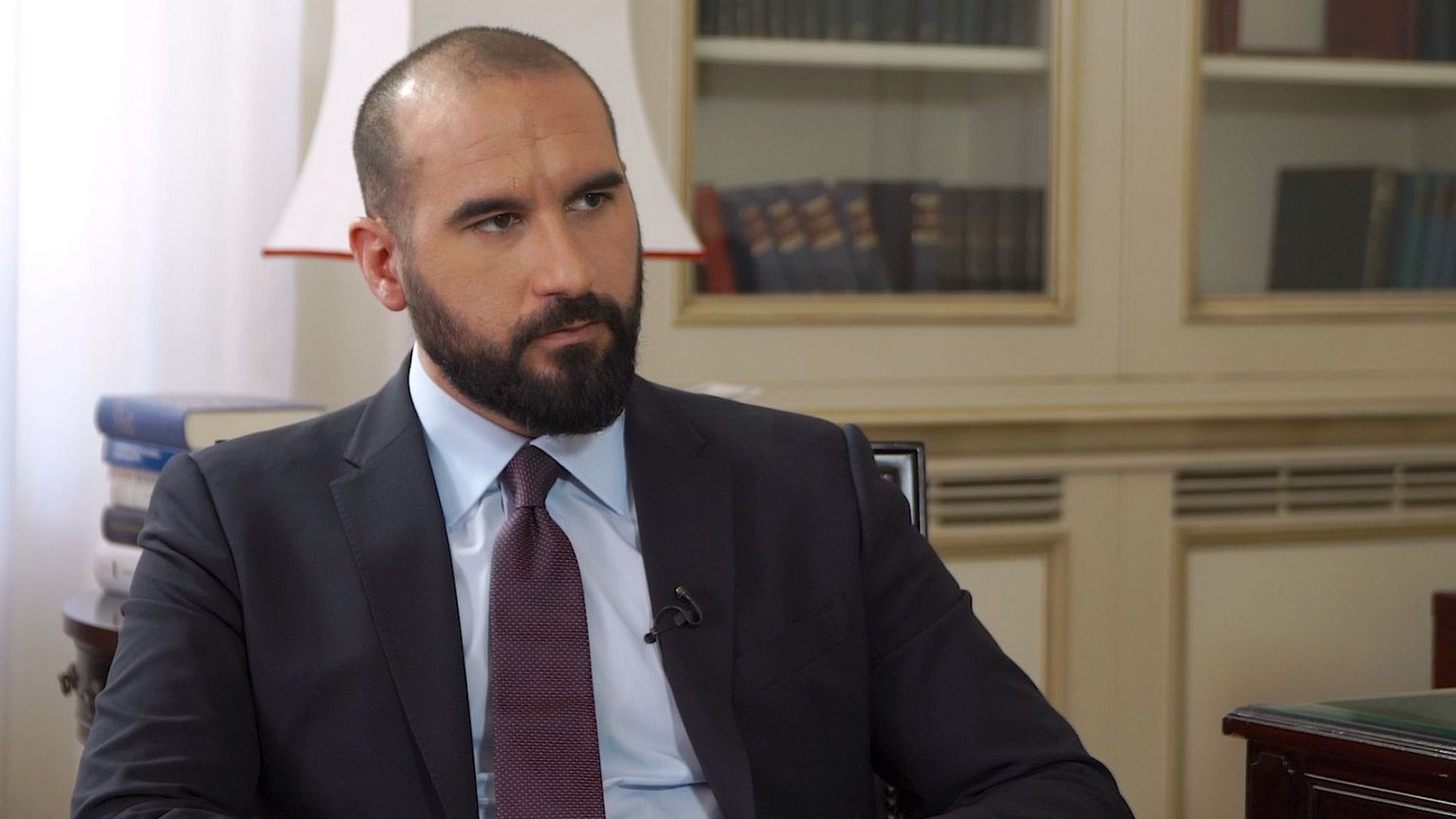 O Δ. Tζανακόπουλος αποκλειστικά στο Euronews για τα εθνικά θέματα