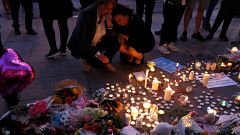 Hommage après attentat Manchester Arena