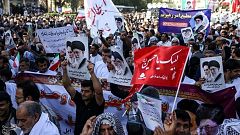 People take part in pro-government rallies, Iran