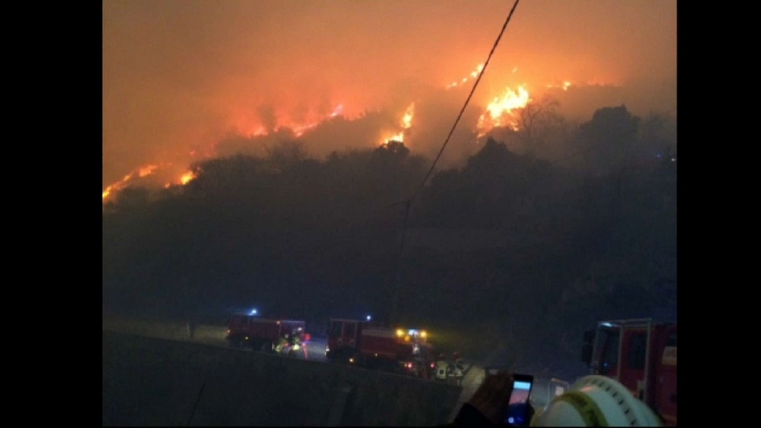 Tempête Eleanor : la Corse en proie aux flammes