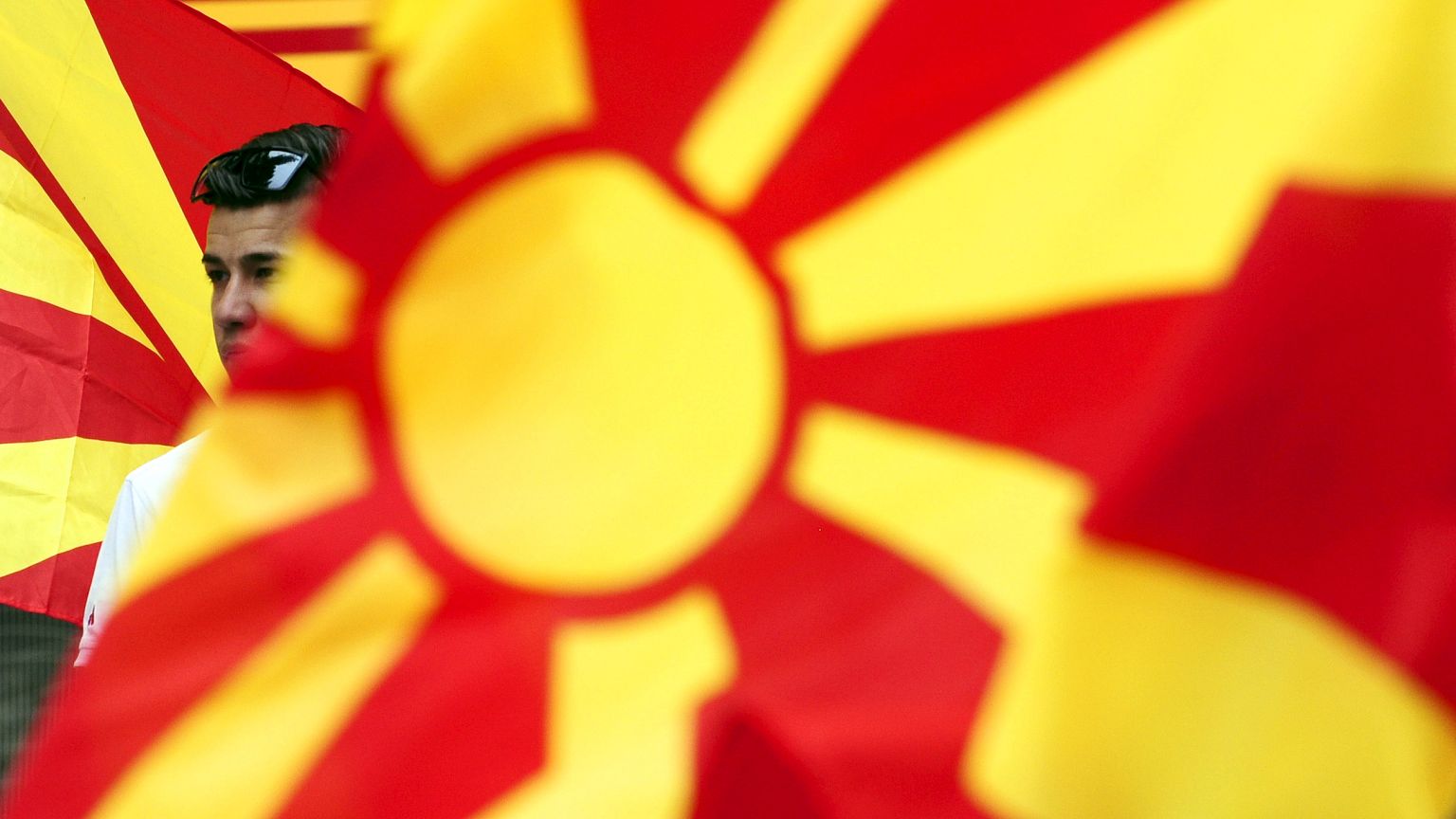 Bandiera dell'Ex Repubblica Jugoslava di Macedonia