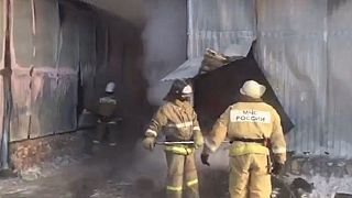 Пожар на фабрике под Новосибирском: есть жертвы