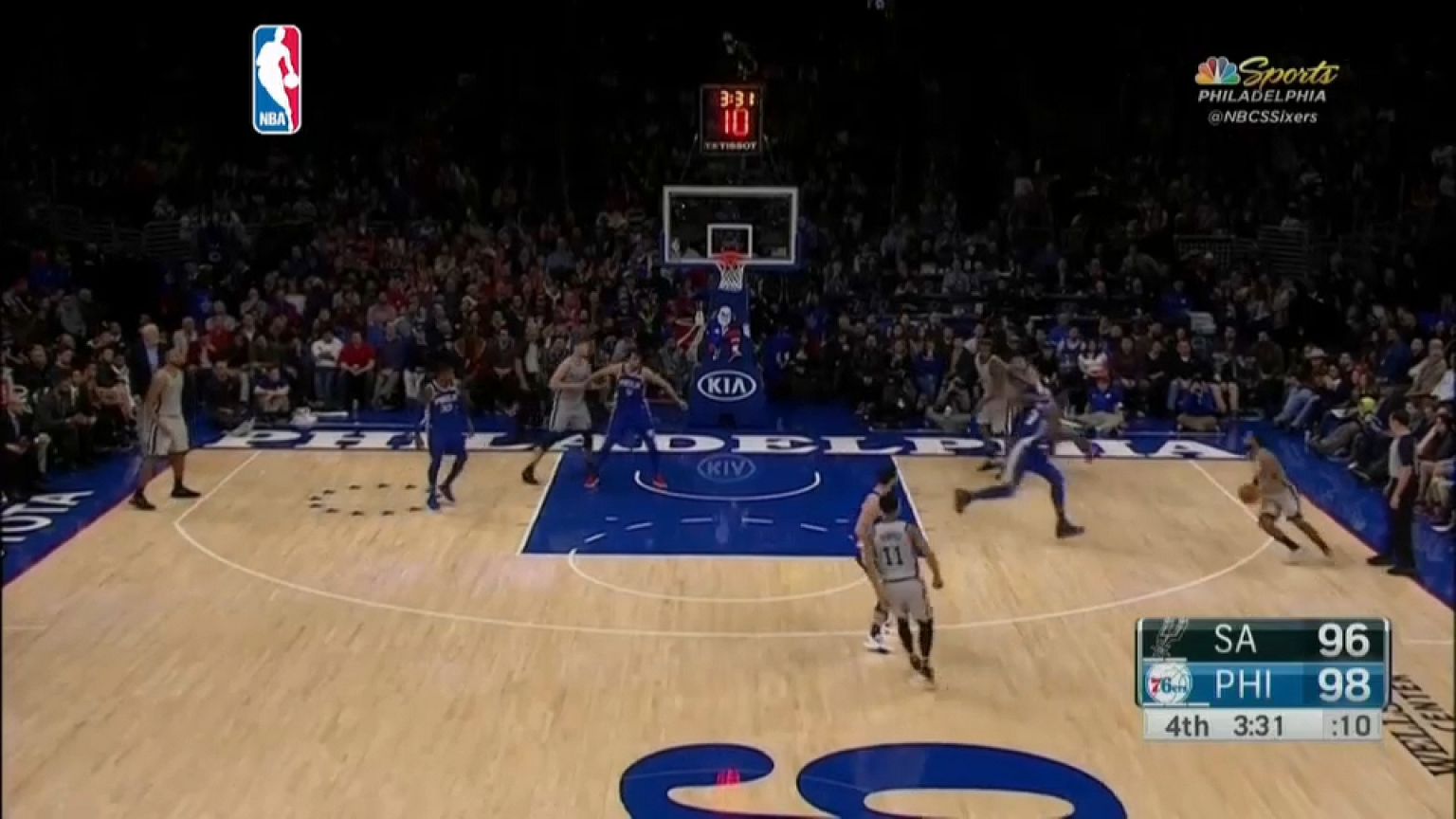 NBA: Sixers gewinnen gegen San Antonio Spurs