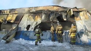 Пожар на фабрике под Новосибирском: есть жертвы