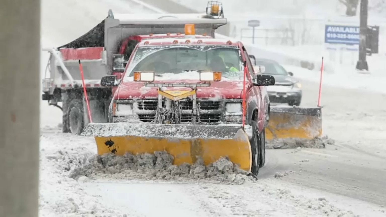 Снежная буря накрыла США