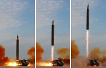 سقوط صاروخ بالستي عن طريق الخطأ في كوريا الشمالية 
