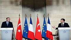 Erdoğan ve Macron'dan terörizme karşı ortak mücadele sözü