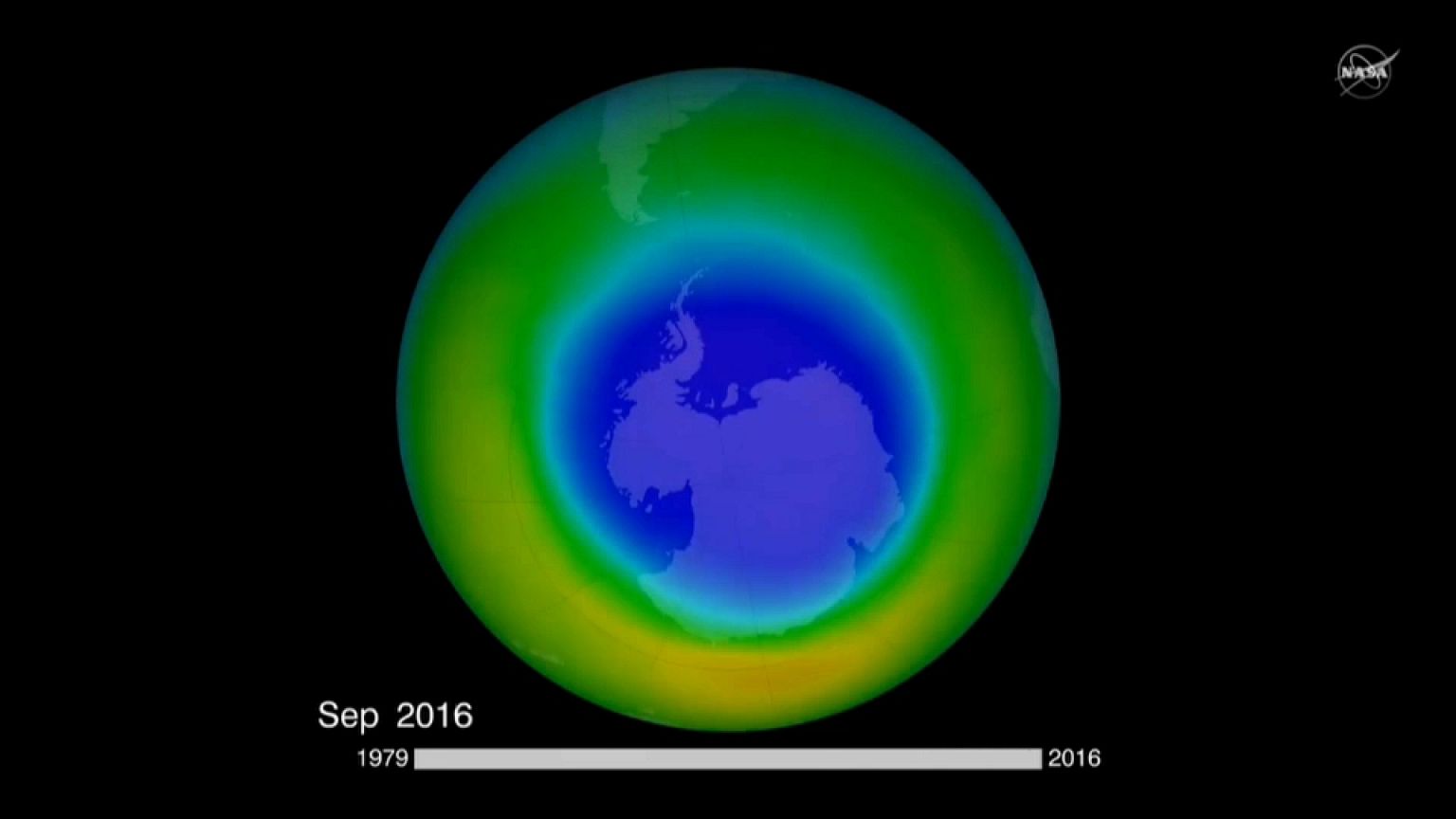 La NASA obtiene pruebas de la reducción del agujero de ozono